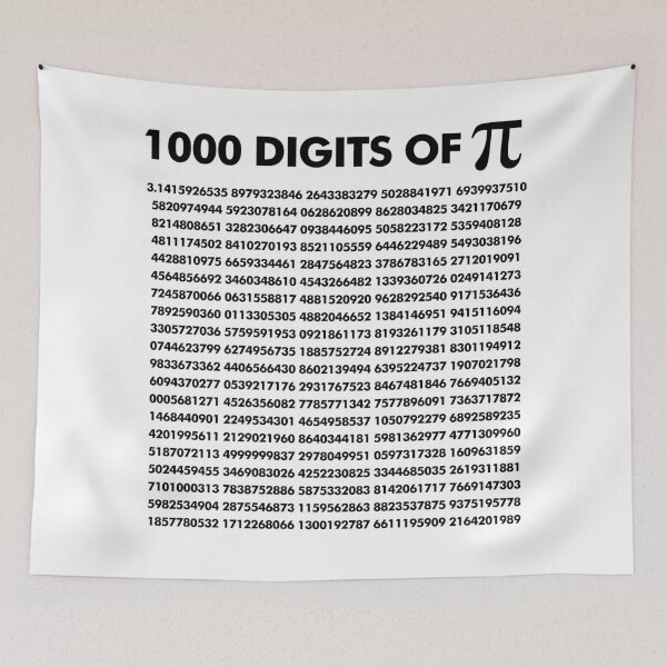 Item preview, 1000 Digits of Pi designed and sold by CHday.