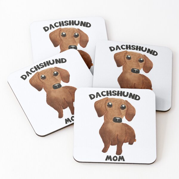Item preview, Dachshund Mom Watercolor cute dachshund puppy very cute watercolour designed and sold by WatercolorFun.