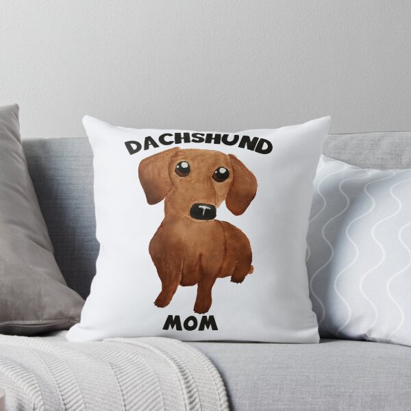 Item preview, Dachshund Mom Watercolor cute dachshund puppy very cute watercolour designed and sold by WatercolorFun.
