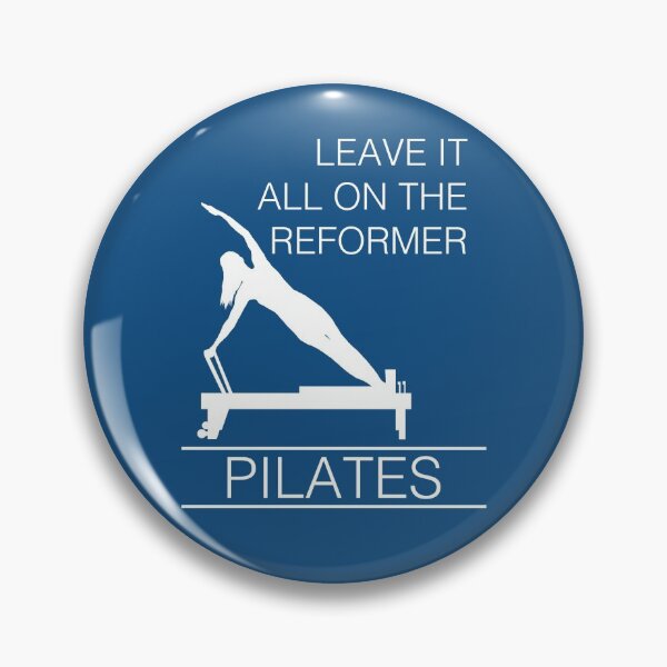 Item preview, Leave It All On The Reformer Pilates, Blue designed and sold by LeeTowleArt.