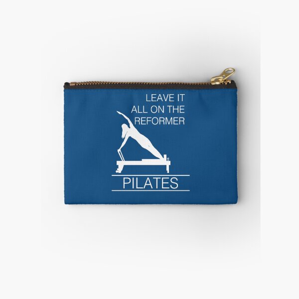 Item preview, Leave It All On The Reformer Pilates, Blue designed and sold by LeeTowleArt.