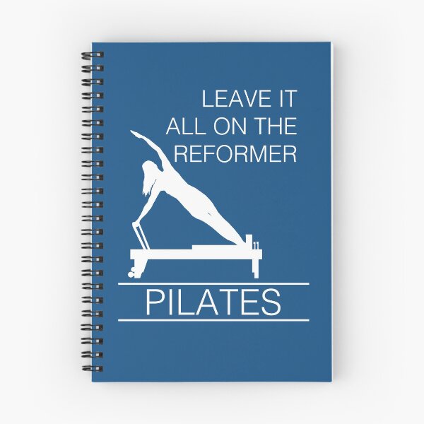 Item preview, Leave It All On The Reformer Pilates, Blue designed and sold by LeeTowleArt.