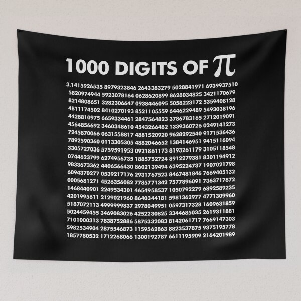 Item preview, 1000 Digits of Pi, Pi day  designed and sold by CHday.