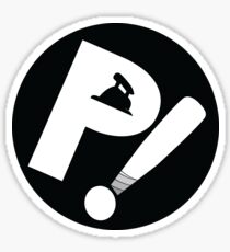 P! (FLCL moped sticker) Sticker