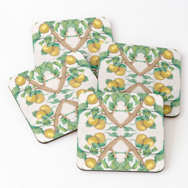 Item preview, Vine Lemons Kaleidoscope in Watercolour designed and sold by Julie Pickering.