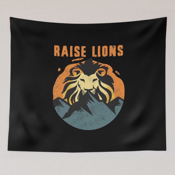 Item preview, Raise Lions Not Sheep designed and sold by stickersworld31.