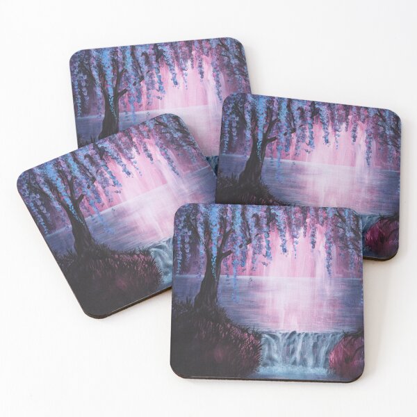 Item preview, Weeping Willow Lake, Abstract Landscapes with Willow Trees and a Lake designed and sold by PrettyLittlePic.