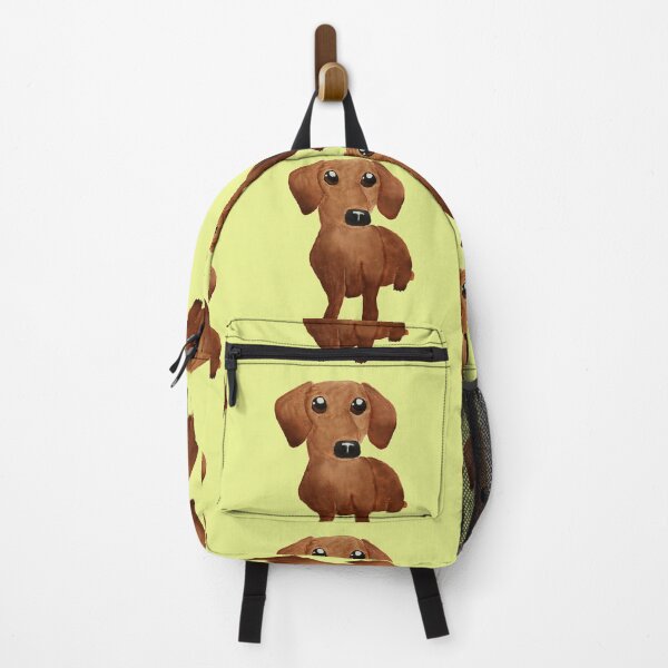 Aperçu de l'œuvre Aquarelle mignon chiot teckel aquarelle très mignonne créée et vendue par WatercolorFun.