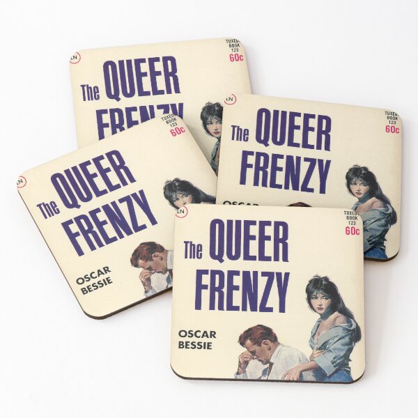 Item preview, Queer Frenzy - Vintage Pulp Cover designed and sold by IntersectPhoto.