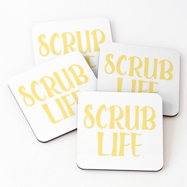 Item preview, Scrub Life Yellow designed and sold by laineystudios.