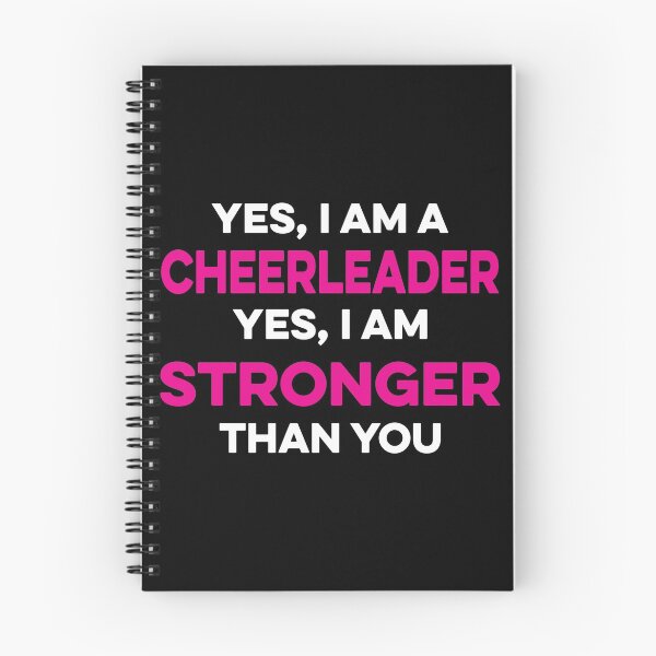 Item preview, Yes I am a Cheerleader Yes I am Stronger Than You designed and sold by TendyTees.