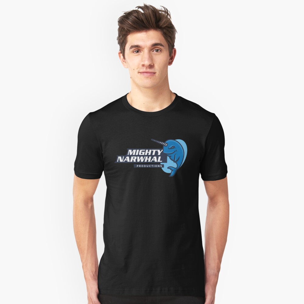 Mighty Narwhal Productions Slim Fit T-Shirt