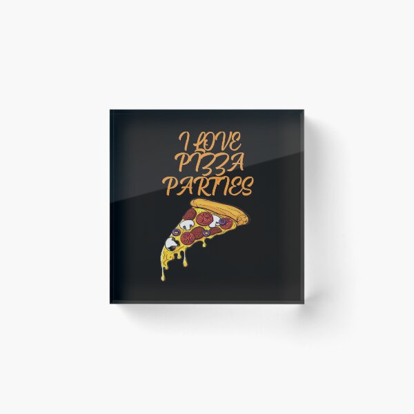 Item preview, I Love Pizza Parties designed and sold by Ivardesigner.