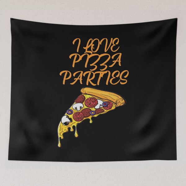 Item preview, I Love Pizza Parties designed and sold by Ivardesigner.