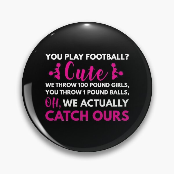 Item preview, Cheerleaders we Throw 100 Pounds Girls designed and sold by TendyTees.