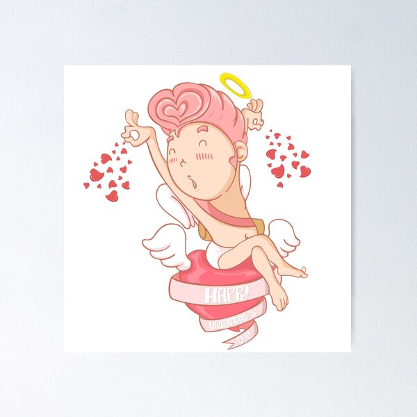 Item preview, Cupid happy valentine’s day designed and sold by Theyuistation.