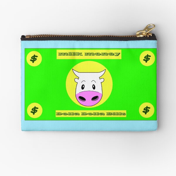 Vista previa del artículo con la obra «Dinero de la leche», diseñado y vendido por BlazeBelushi.