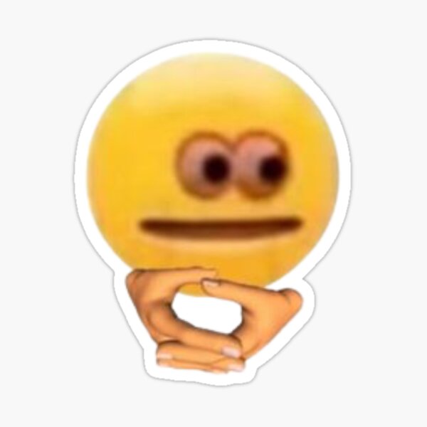 cursed emoji Sticker for Sale by txckyzee in 2023