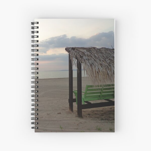 Beach Sunset Spiral Notebook