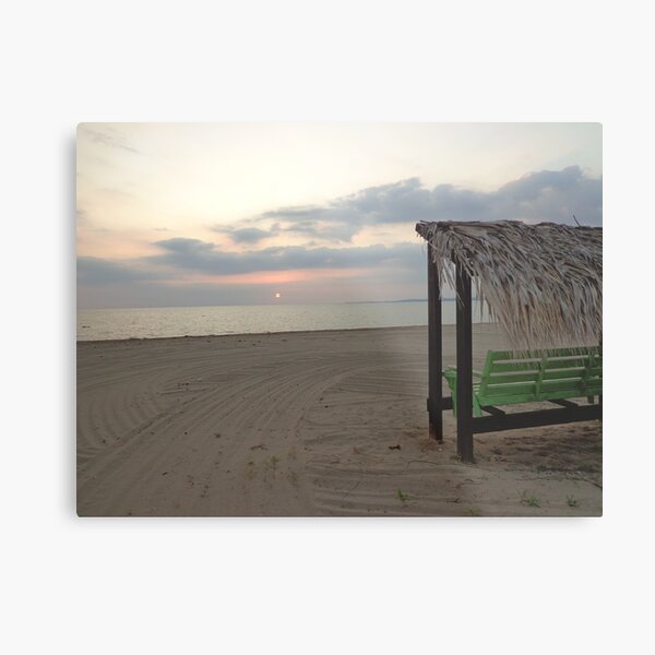 Beach Sunset Metal Print