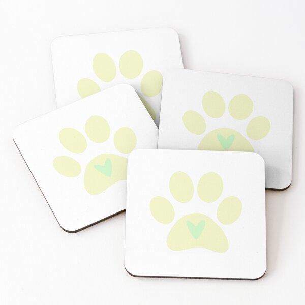 Item preview, Lemon Lime Dog Paw Print designed and sold by tstarch.