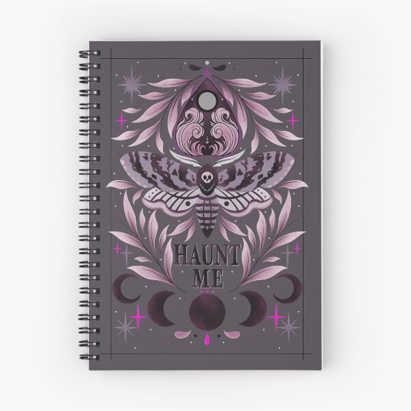 Item preview, Haunt me spooky moth pink designed and sold by Texdoodles.