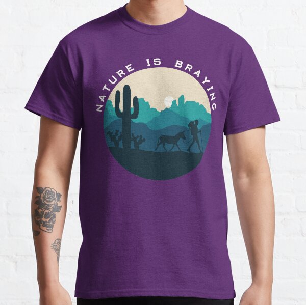 Nature is Braying (female; mini donkey) Classic T-Shirt