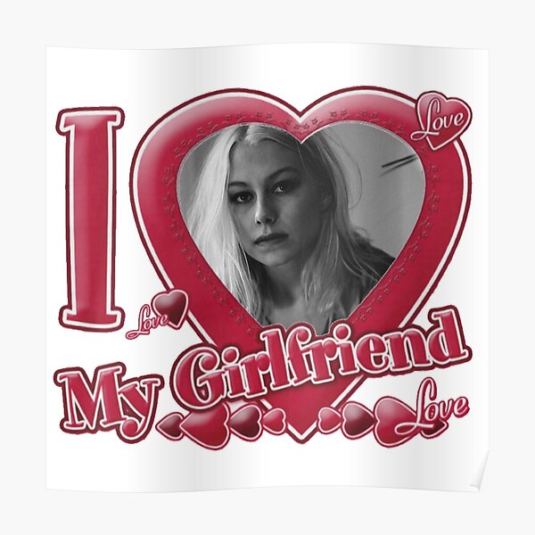 Oeuvre de visage de Phoebe Bridgers Poster