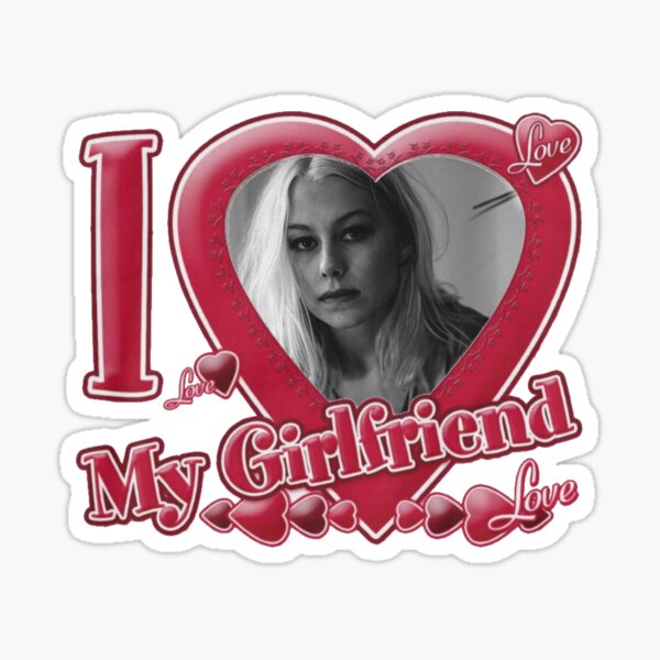 Phoebe Bridgers Face Artwork Sticker