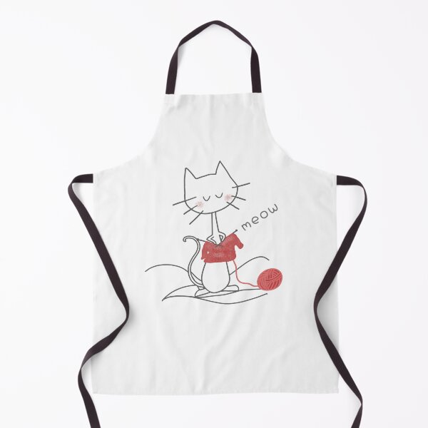 Item preview, Cat knitting designed and sold by LotusCreations.