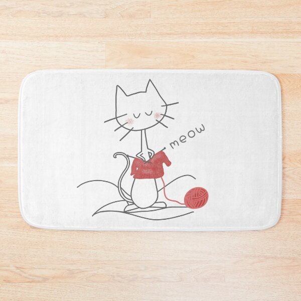Item preview,  Cat knitting designed and sold by LotusCreations.