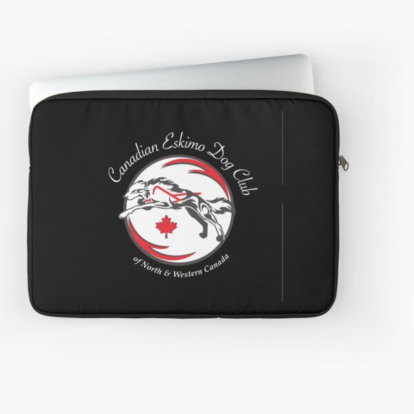 Canadian Eskimo Dog Club of North & Western Canada logo 1 transparent Laptop Sleeve