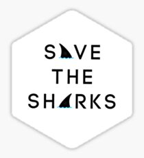 Save The Sharks Sticker