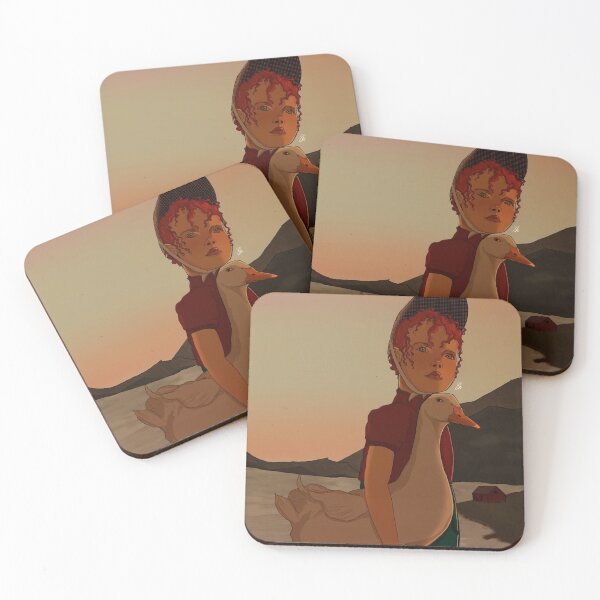 Item preview, A Girl and her Duck designed and sold by RosesArtPrints.