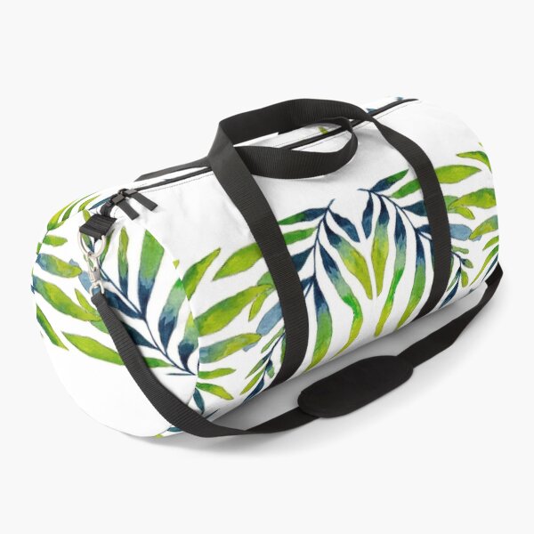 Item preview, Kaleidoscope of Blue, Yellow and Green Fern Leaves in Watercolour designed and sold by Julie Pickering.