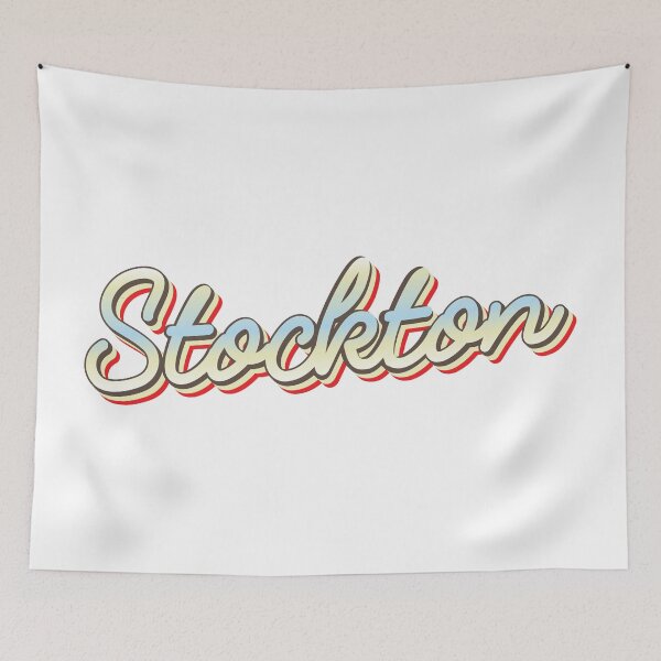 Item preview, Stockton College Town Script 1 designed and sold by Lokalista.