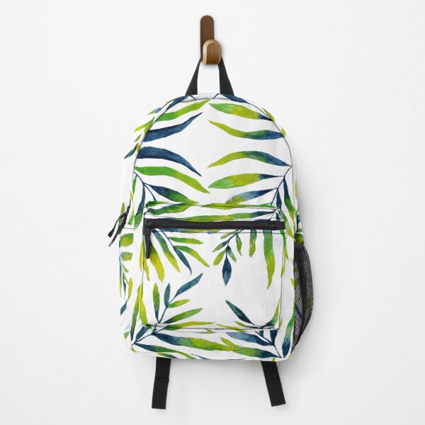Item preview, Kaleidoscope of Blue, Yellow and Green Fern Leaves in Watercolour designed and sold by Julie Pickering.