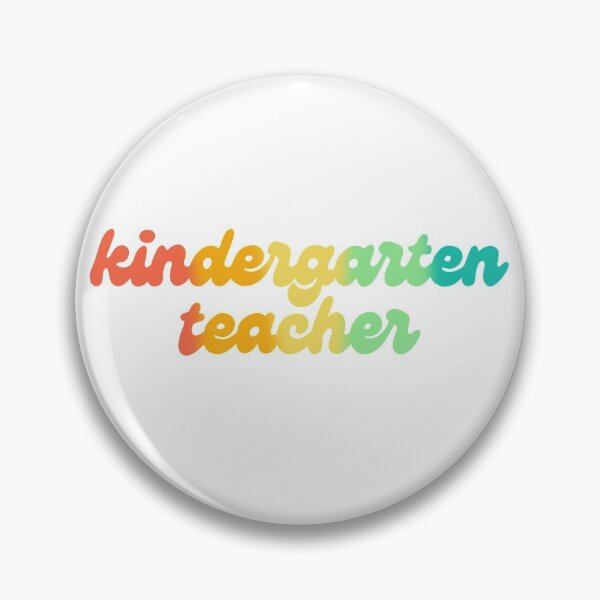Item preview, Rainbow Kindergarten Teacher Sticker  designed and sold by WildeandCo.