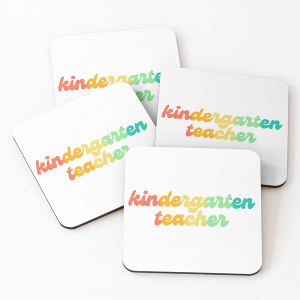 Item preview, Rainbow Kindergarten Teacher Sticker  designed and sold by WildeandCo.