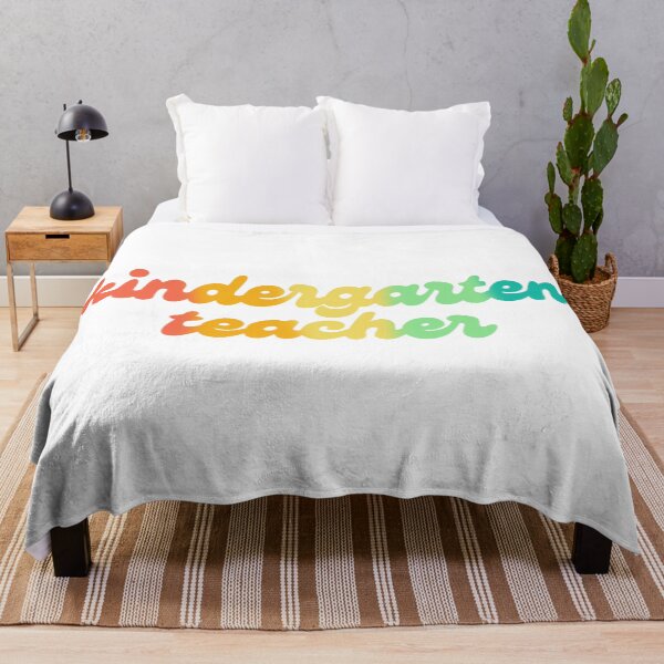 Item preview, Rainbow Kindergarten Teacher Sticker  designed and sold by WildeandCo.