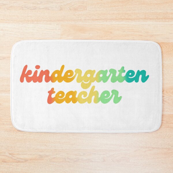 Item preview, Rainbow Kindergarten Teacher Sticker  designed and sold by WildeandCo.