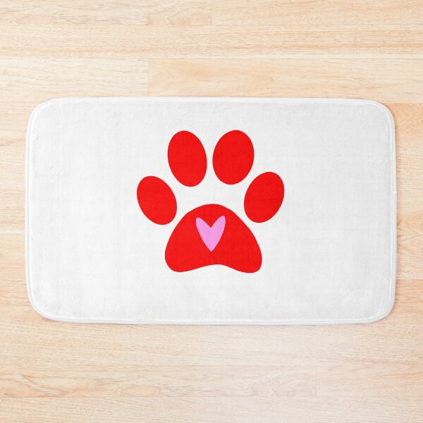 Item preview, Red Dog Paw Print designed and sold by tstarch.