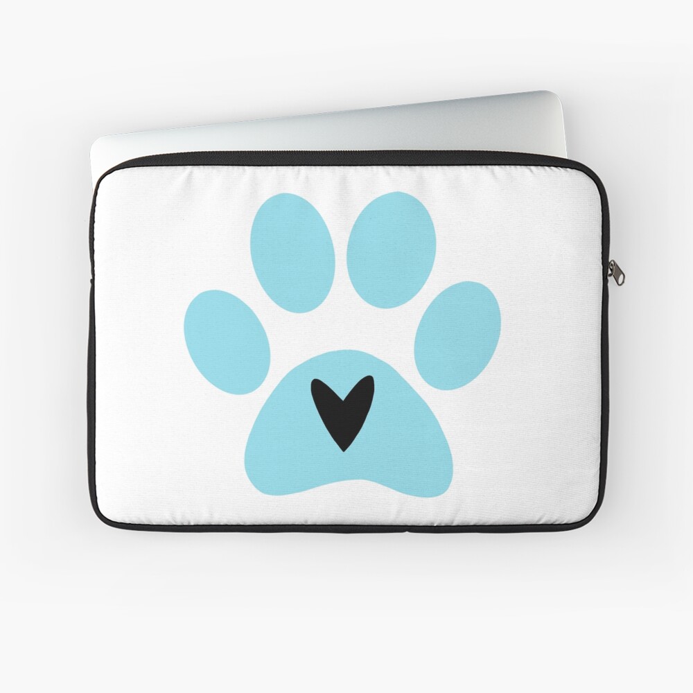 Blue Dog Paw Print Art Board Print for Sale by tstarch