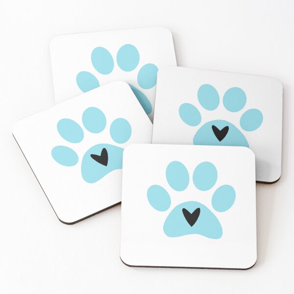 Item preview, Blue Dog Paw Print designed and sold by tstarch.
