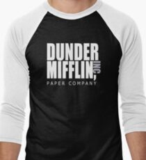 Dunder Mifflin Paper Company - The Office Men's Baseball ¾ T-Shirt