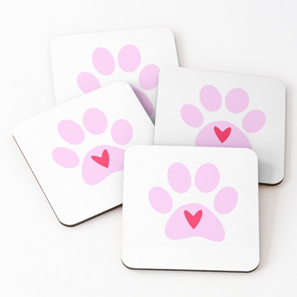 Item preview, Light Pink Dog Paw Print designed and sold by tstarch.
