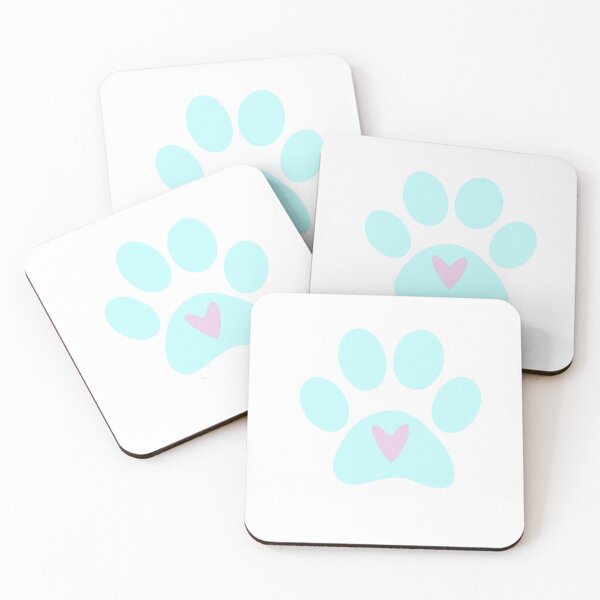Item preview, Light Blue Dog Paw Print designed and sold by tstarch.