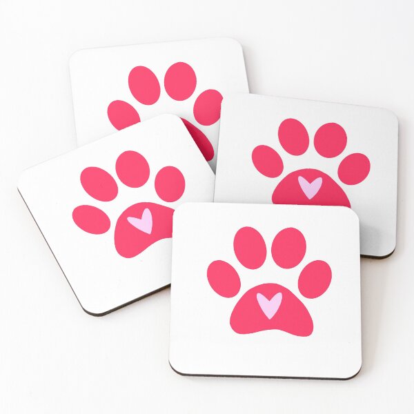 Item preview, Magenta Dog Paw Print designed and sold by tstarch.
