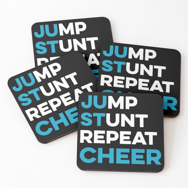 Item preview, Jump Stunt Repeat Cheer designed and sold by TendyTees.