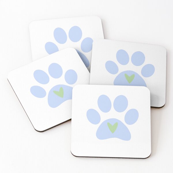 Item preview, Periwinkle Dog Paw Print designed and sold by tstarch.